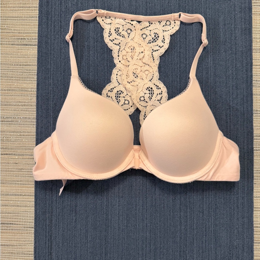Victoria’s Secret Padded Lace Racerback Bra